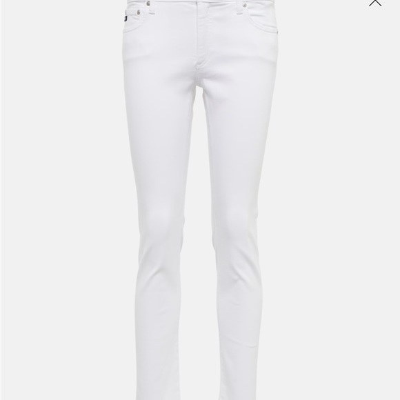 Ag Adriano Goldschmied Denim - AG Jeans The Prima Mid-Rise Cigarette Jean in White!